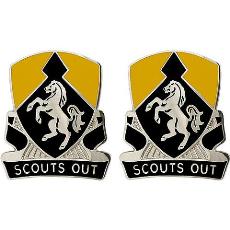 153rd Cavalry Regiment Unit Crest (Scouts Out)